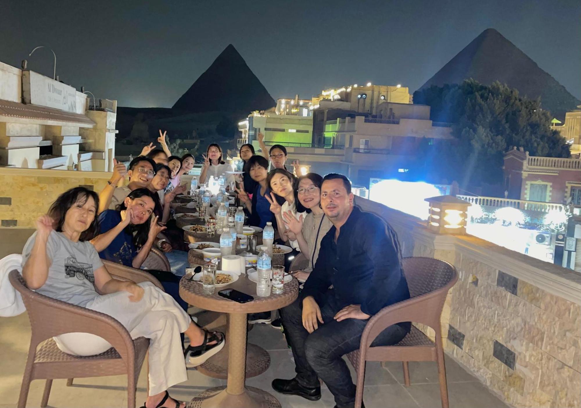 Kafret el-Gabal King Ali Pyramids View Inn מראה חיצוני תמונה