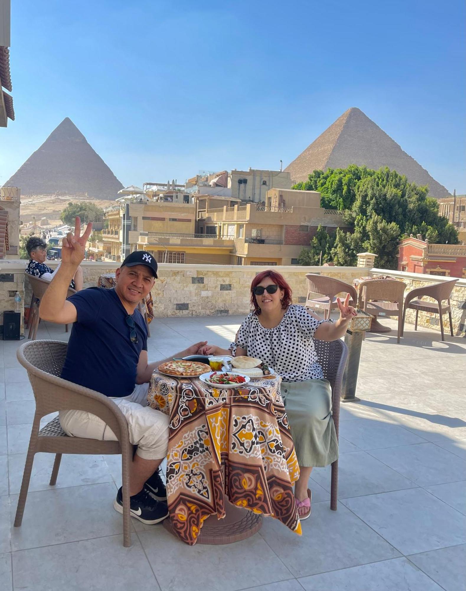 Kafret el-Gabal King Ali Pyramids View Inn מראה חיצוני תמונה