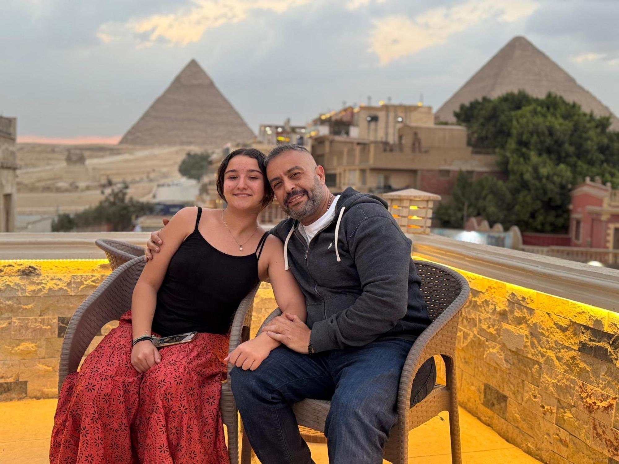 Kafret el-Gabal King Ali Pyramids View Inn מראה חיצוני תמונה